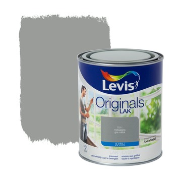 Laque Levis Originals gris métal satiné 750 ml GAMMA be