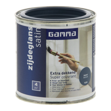 Gamma Lak Extra Dekkend Zijdeglans Petrol Ml Gamma Be