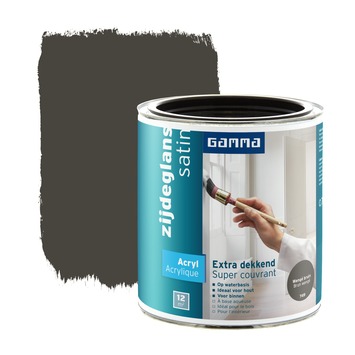 GAMMA Lak Extra Dekkend Zijdeglans Wenge 750 Ml GAMMA Be