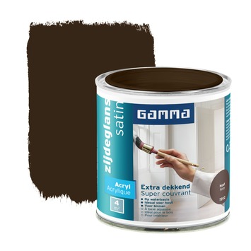 GAMMA Lak Extra Dekkend Zijdeglans Noot 250 Ml GAMMA Be