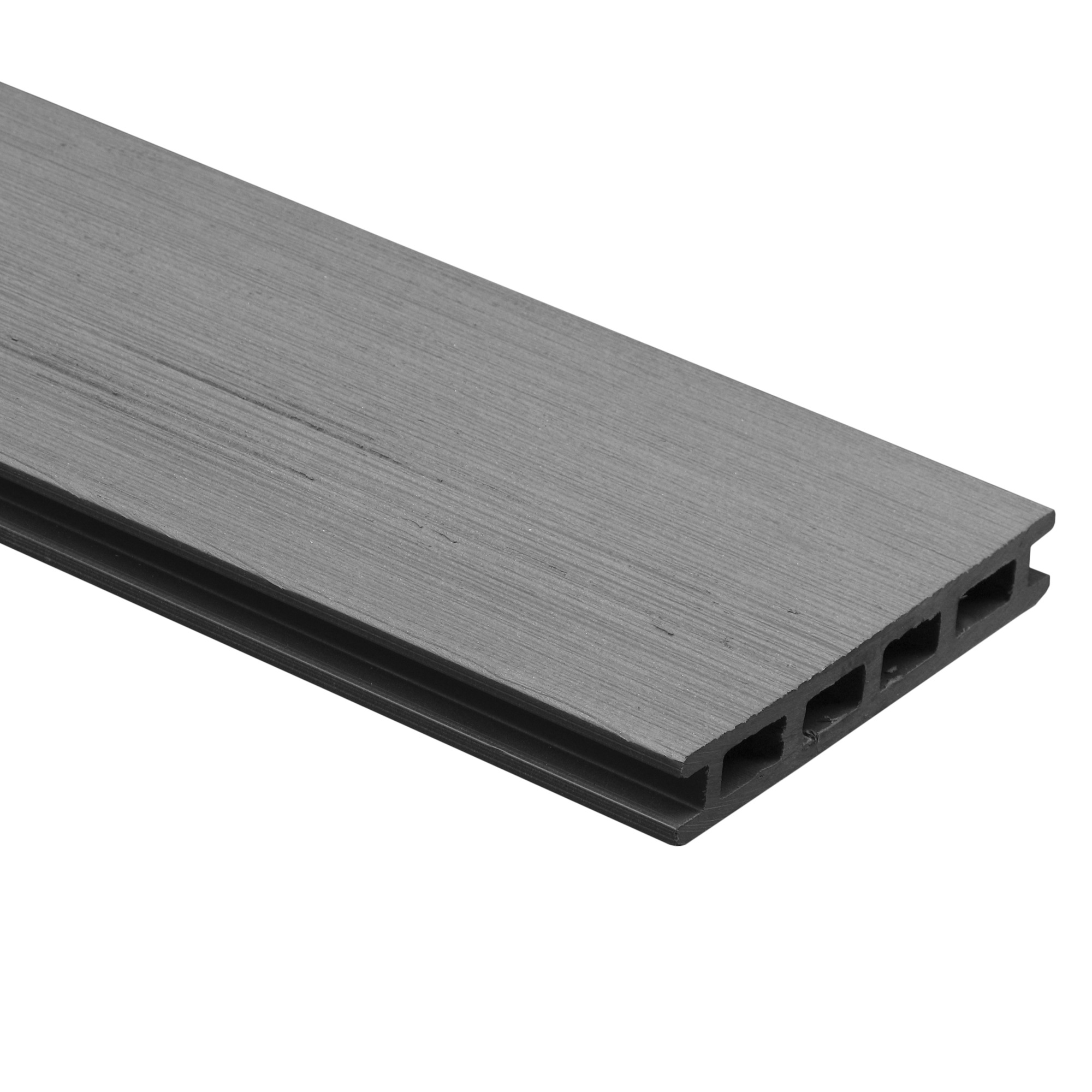 Planche En Bois Composite Duofuse X X Cm Stone Grey Pi Ces