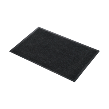 Paillasson Absorbant Recycle 40x60 Cm Avec Bord Anthracite