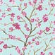 Vliesbehang Ushi blauw-roze 2256-40