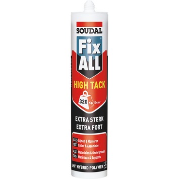 Soudal Fix All montage- en afdichtingskit high tack bruin 290 ml