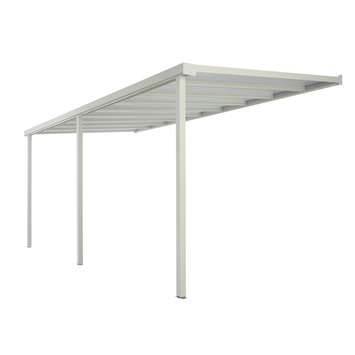 Bruynzeel terrasoverkapping/ carport wit 549 x 310 cm