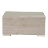 Salontafel Blijdeld zand steigerhout 76 x 76 cm