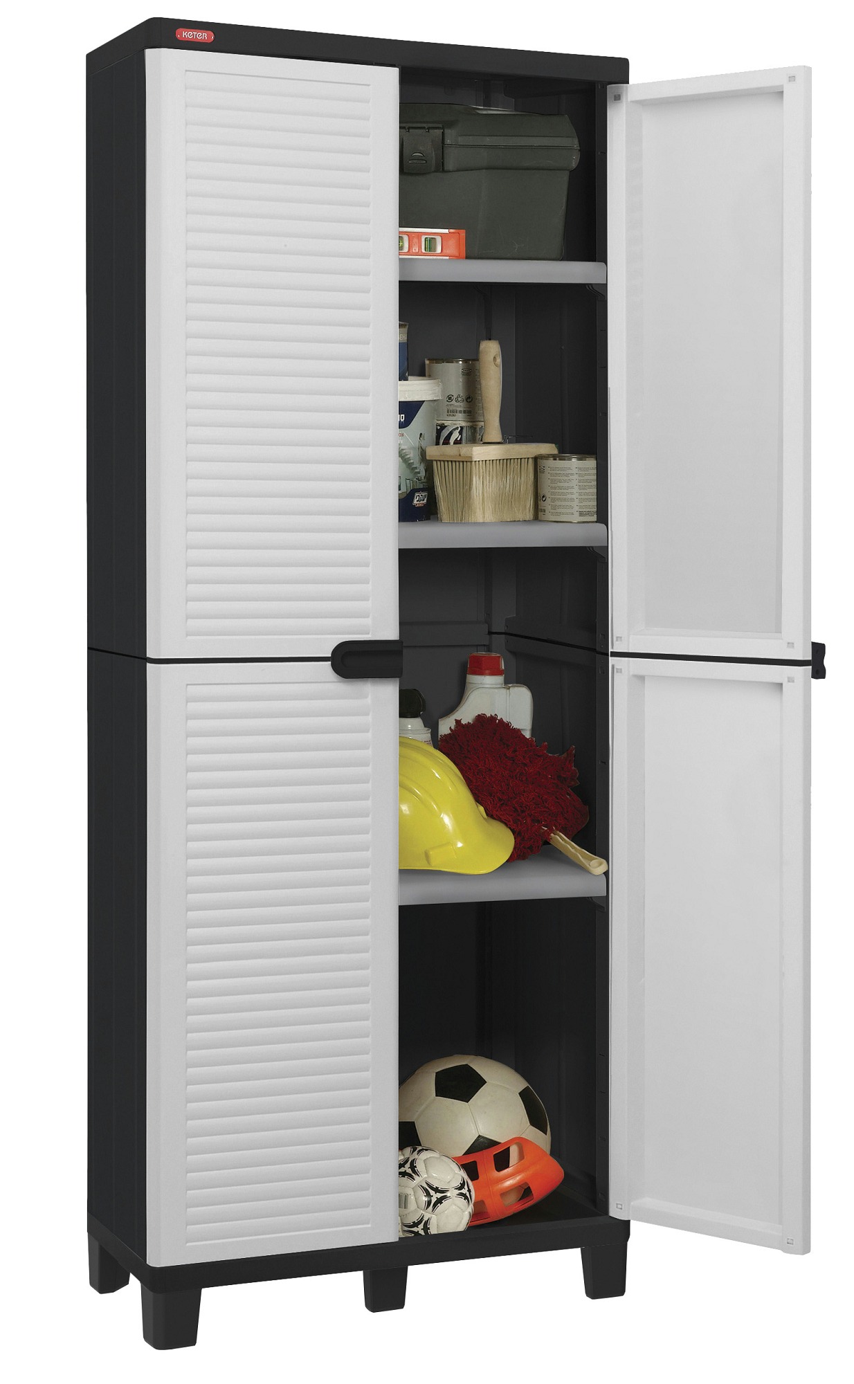 Allibert armoire haute Space Winner 167x68x38 cm Etagères murales