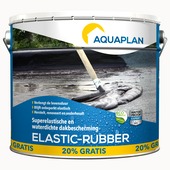 Aquaplan Elastic Rubber dakcoating waterdicht 10 kg + 20% gratis