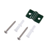 Giardino muurbevestiging voor draadpaneel RAL 6005 groen 4 stuks