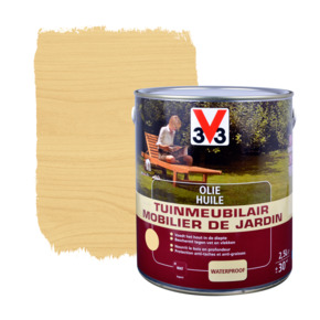Huile mobilier de jardin V33 mat incolore 2,5 L