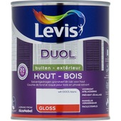 Levis Duol primer & lak 2 in 1 hoogglans wit 750 ml