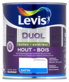 Levis Duol primer & lak 2 in 1 zijdeglans wit 750 ml
