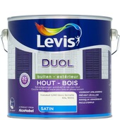 Levis Duol primer & lak 2 in 1 zijdeglans hoevewit 2,5 liter