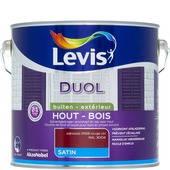 Levis Duol 2 in 1 zijdeglans wijnrood 2,5 L