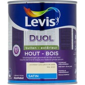 Levis Duol lak & primer 2 in 1 zijdeglans zandsteen 750 ml