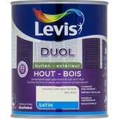 Levis Duol primer & lak 2 in 1 zijdeglans hoevewit 750 ml