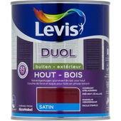 Levis Duol 2 in 1 zijdeglans wijnrood 750 ml