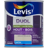 Levis Duol lak & primer 2 in 1 zijdeglans oesterzwam 750 ml