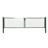 Portillon double Napoli 170x400 cm RAL6005 vert