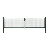 Giardino dubbele tuinpoort Napoli RAL 6005 groen 200 x 400 cm (2 x 200 cm)