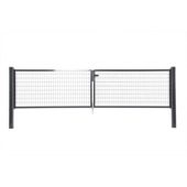 Giardino dubbele tuinpoort Napoli RAL 7016 antraciet 200 x 400 cm (2 x 200 cm)