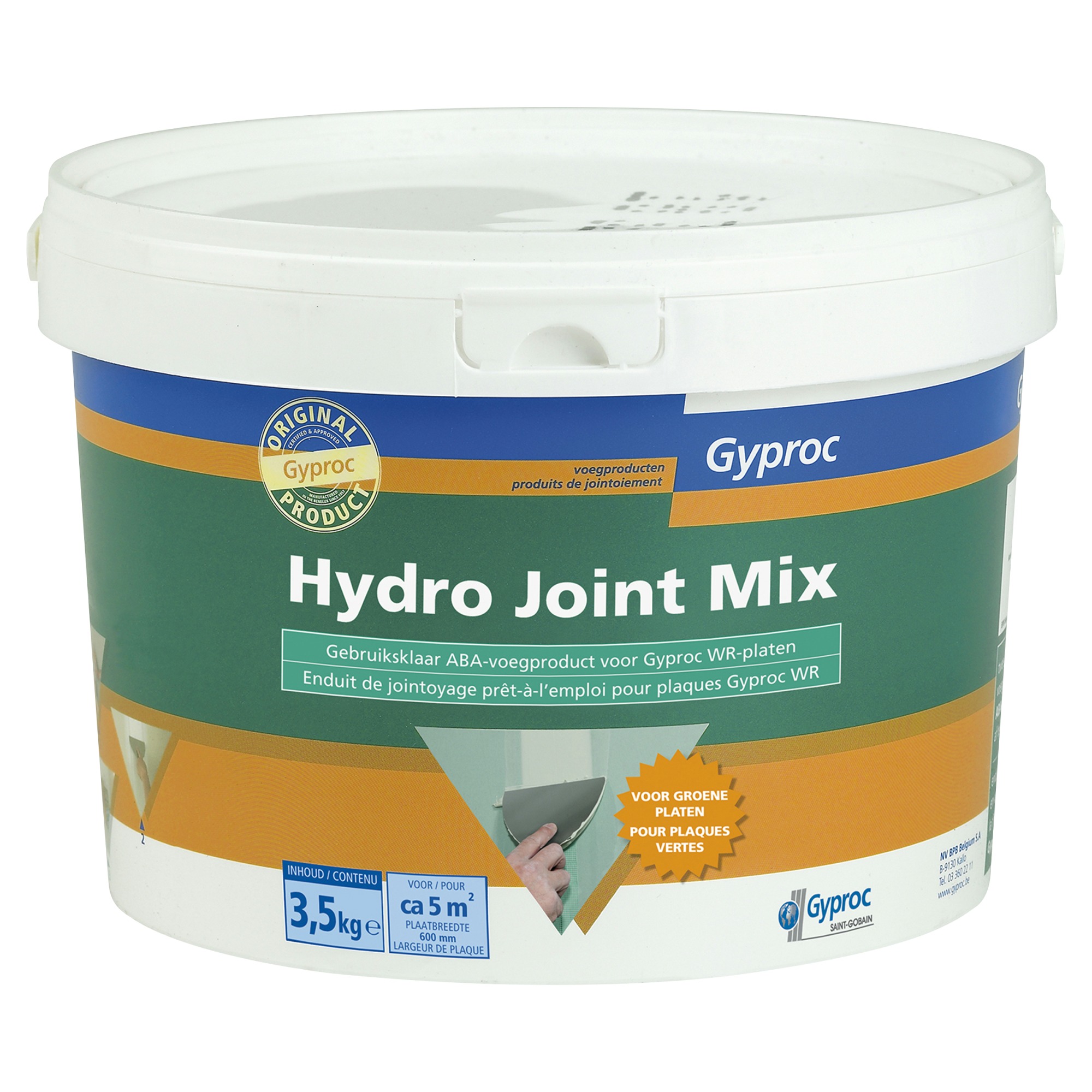 Gyproc Hydro Joint Mix 3,5 kg Voegproducten Gipsplaten