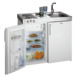 Mini cuisine Minor ART316/DT-H/A+ Whirlpool évier à droite 2 zones 130 + 16 L