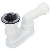 Sanivesk douchebakafvoer 70 mm 6/4"x40 mm wit