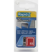 Rapid nieten N53 galva 14 mm 1080 stuks