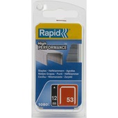 Rapid nieten N53 galva 12 mm 1080 stuks