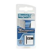 Rapid brads N9 galva 15 mm 1000 stuks