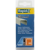 Rapid nieten N53 galva 14 mm 5000 stuks