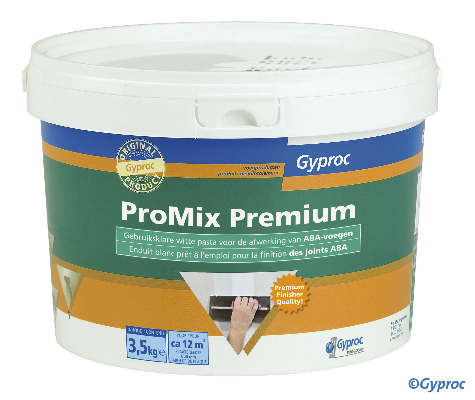 Promix premium Gyproc produit de jointoiement 3,5 kg Mortier de