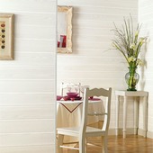 Grosfillex wandpaneel PVC Country bois blanchi 8 mm 3,9 m²