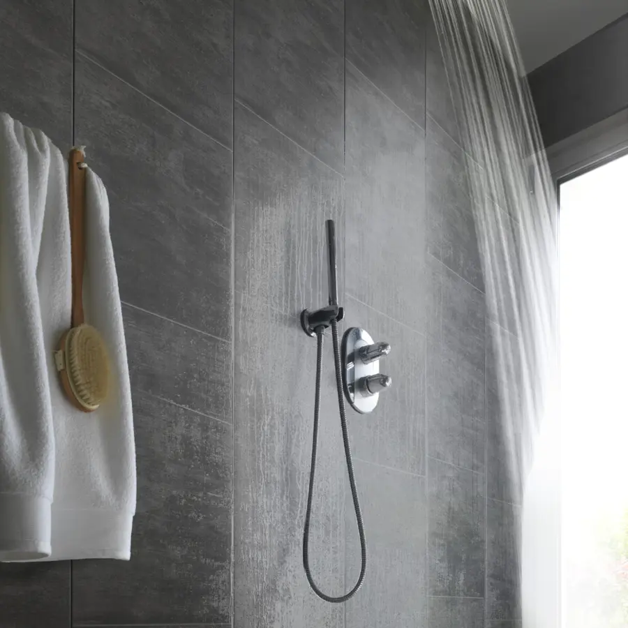 Grosfillex wandpaneel Element XL PVC antraciet 2,925 m²