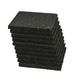 Support pour dalle 10x10x1 cm noir 10 pièces