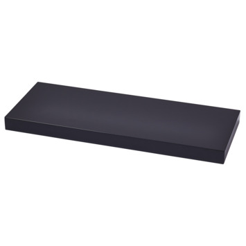 Handson wandplank 38 mm 80x23,5 cm zwart