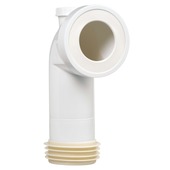 Coude de décharge WC 90° avec raccord Wirquin Ø110 mm