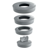 Wirquin stop universeel grijs