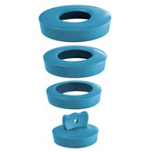 Wirquin stop universeel blauw