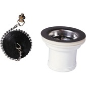 Wirquin lavaboplug zonder overloop in inox D50