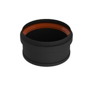 Saninstal dop voor pellet zwart ø80 mm
