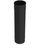 Saninstal kachelbuis geëmailleerd zwart 50 cm x ø153 mm