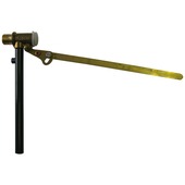 Van Marcke vlotterkraan verticaal zonder vlotterbal messing 3/8"M