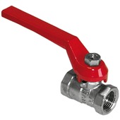 Van Marcke bolkraan rode hendel volle doorloop 4/4"FF