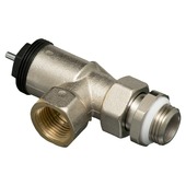 Soupape de radiateur équerre/verticale thermostatique Levica 1/2"