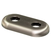 Rosace double Levica ø21,7 mm entraxe 50 mm inox