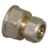 Levica Superpipe koppeling recht sanitair en CV 3/4"F x 16 mm