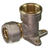 Culasse de montage Levica Superpipe pour CC et sanitaire 1/2"Fx16 mm 2 pièces