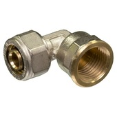 Levica Superpipe koppeling haaks sanitair en CV 1/2"F x 16 mm